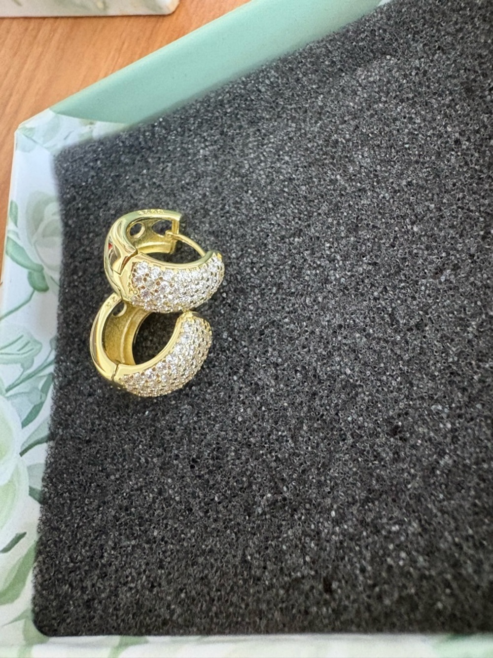 Gold Hoop Earring Set - Picture 2 of 5